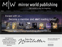 Tablet Screenshot of mirrorworldpublishing.com